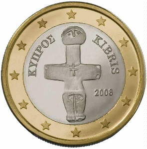 Moneda 1 euro 2008-2023 de Chipre ✓ Valor actualizado