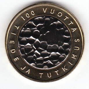 Vuelven las monedas de 5 euros bimetálicas de Finlandia